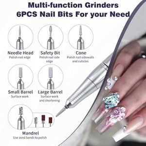 45000RPM Rechargeable Electric Nail Drill Machine Portable High Speed Manicure Polishing <b>E</b> <b>File</b> - Product Image 6