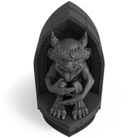 Custom Polyresin Souvenir Gargoyle Boekensteunen Set