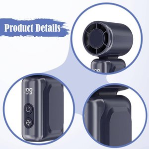 Ventilador de Mano Portátil, Mini Ventilador Personal de Alta Velocidad de 18000 RPM con Pantalla LED, Mini Ventilador Recargable por USB - Product Image 5