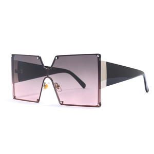 2020 mode Unisexe Siamois <span class=keywords><strong>Lunettes</strong></span> De Soleil Carrées Surdimensionnées <span class=keywords><strong>Lunettes</strong></span> <span class=keywords><strong>Vintage</strong></span> Femmes <span class=keywords><strong>Lunettes</strong></span> Cadre En Alliage Marée Imprimé <span class=keywords><strong>Lunettes</strong></span> De Soleil - Product Image 5
