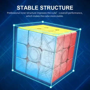 Moyu 3x3 Speed Puzzle Magic Cube Educational Toy Third-order Stickers 5.6cm Magic Puzzle Cube Rubixes Cubes Brain IQ Toy For Kid