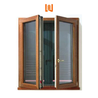 Hotel moderno aluminio madera ventana insonorizada energía eficiente personalizado aluminio madera ventanas