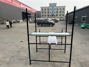 Échafaudage Double coupleur En74 échelle 2.5m croix orthèse tailles matériel d'échafaudage <span class=keywords><strong>prix</strong></span> d'échafaudage par mètre carré - Product Image 4