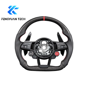 Volant de voiture en fibre de carbone forgée pour <span class=keywords><strong>Audi</strong></span> A3 A4 A5 A6 B7 B8 B9 C7 A7 <span class=keywords><strong>Q3</strong></span> C8 Q5L R8 S3 S4 S5 S8 SQ TT RS <span class=keywords><strong>s</strong></span> <span class=keywords><strong>Line</strong></span> - Product Image 5