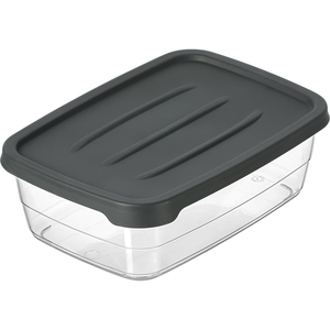 VETRA 1200ml PP Transparent Storage Box Set 18 Rectangular <b>Plastic</b> Food Containers Home <b>Kitchen</b> Organizer Stackable Multipurpose - Product Image 2