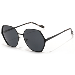 Gafas de Sol Unisex con Marco Metálico Octagonal, Lentes Degradados en Morado, Protección UV400, Estilo Moderno para Adultos - Product Image 5