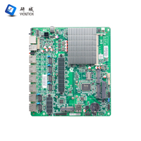 Fábrica Intel J1900 DDR3 pantalla VGA sin ventilador 6 RJ45 LAN Puerto Ethernet Pfsense servidor Firewall placa base integrada única