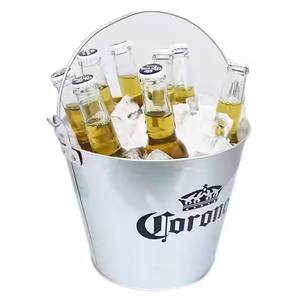 Cubo de Hielo Galvanizado Profesional de Fábrica, Enfriador de Metal para Champán, para Cerveza Tennent's Lager de Camboya, Overeem Paddy, <span class=keywords><strong>Paul</strong></span> <span class=keywords><strong>John</strong></span> - Product Image 5