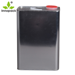 Rectángulo Cubo de estaño 4L Pintura de aceite Contenedor químico con asa - Product Image 2