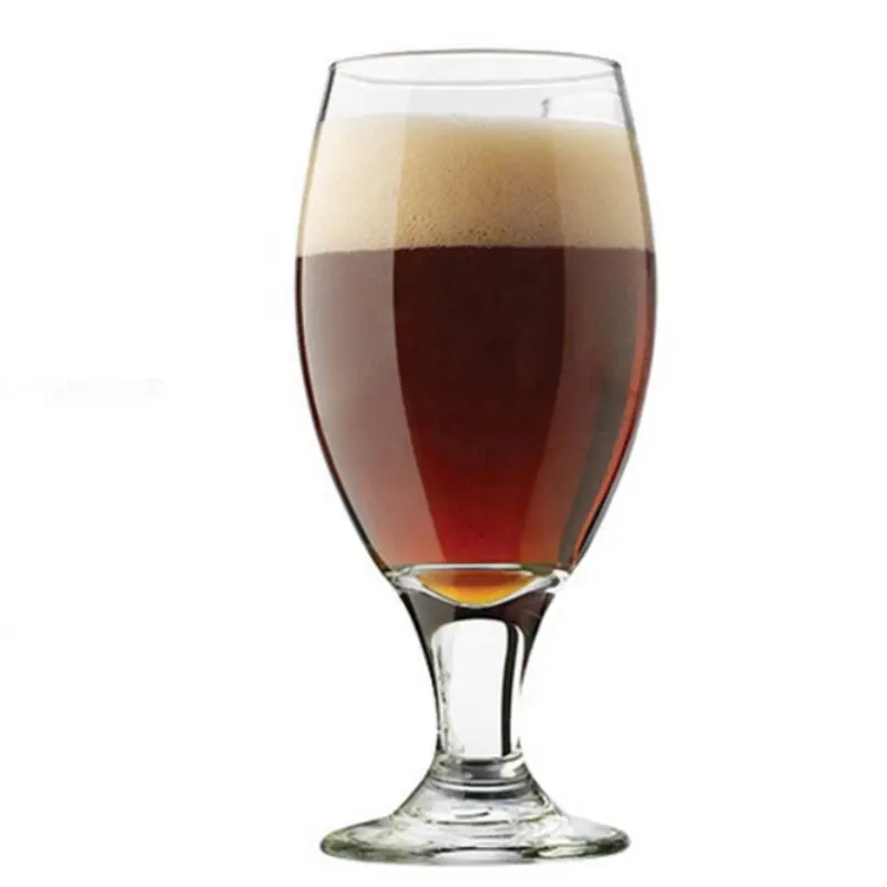 Profesyonel al yapımı bira cam serin demleme kristal lale özel tavsiye Stout siyah koyu bira şarap bardağı