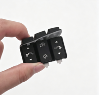 Clavier à membrane en silicone personnalisé, boutons en caoutchouc conducteurs, logo gravé au laser