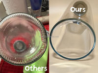 Bouteille d'eau potable avec logo personnalisé pour la randonnée sportive Bouteilles d'eau en verre de 550ml à large ouverture