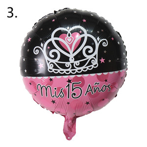 Palloncino in Alluminio a Forma di Stella da 18 Pollici per Festa di Compleanno Quindici Anni Rosa per Ragazze Mis Quince - Product Image 4