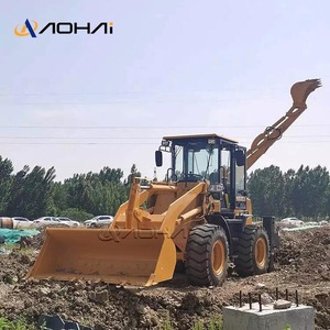 Yeni Mini 4x4 tekerlekli kazıcı ekskavatör yükleyici traktör Huade hidrolik silindir motor ve pompa-fabrika fiyat - Product Image 3