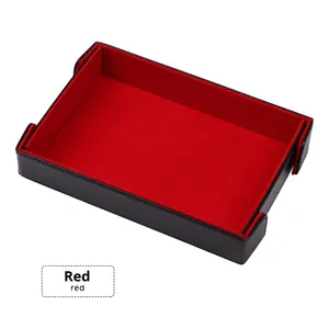 Magnetic Rectangular <b>Folding</b> <b>Storage</b> <b>Box</b> for Dice with PU Leather and Fleece Lining Guangzhou Made Modern Simple Design - Product Image 3