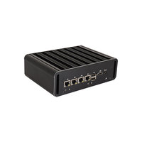 Mini PC Linux Router PC 4 LAN N100 Mendukung Chip Jaringan 1G 2.5G Mendukung Firewall PfSense Micro PC RAM 16G SSD 128G