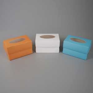 Sunshine Small MOQ Transparent Luxury Birthday Cake <b>Box</b> Window Packaging Cake <b>Box</b> - Product Image 2