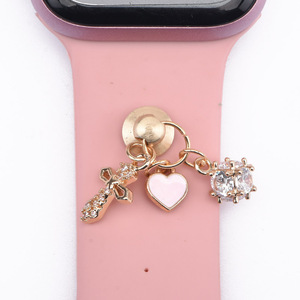 Dijes de banda de esmalte duro personalizados para pulsera, clavos decorativos de pata de Metal, dijes de reloj para correas y accesorios de reloj inteligente - Product Image 6