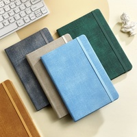 Haute qualité LOGO personnalisable A5 PU cuir cahier bande élastique couverture rigide Agenda fournisseur de cadeaux