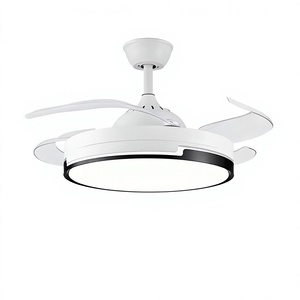<b>Fan</b> Lamp Chandelier <b>Remote</b> <b>Control</b> Modern Minimalist Hanging for Living Room Dining Bedroom Household 724274230240 Des - Product Image 1