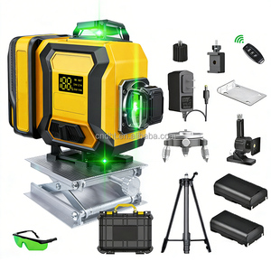 Nouveau <span class=keywords><strong>laser</strong></span> de niveau 4D 16 points avec trépied de 1 m, faisceau lumineux vert, qualité industrielle et DIY, alimenté par batterie au lithium - Product Image 4