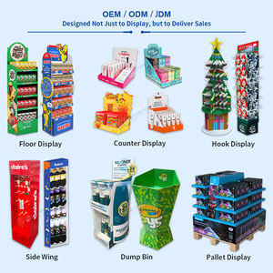 Estantes de exhibición para supermercado, soportes de exhibición Pop de cartón, comida, nueces, galletas, patatas fritas, Chocolate, dulces, aperitivos, soporte de exhibición - Product Image 4