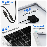 Module solaire photovoltaïque Mono PERC 150W 180W, panneaux solaires de type N, panneau solaire rigide mono 200W 12V 18V pour camion, maison, bateau
