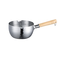 Casserole japonaise style neige, autocuiseur épaissi antiadhésif avec couvercle en verre intégré, compatible tous feux, sans revêtement