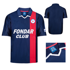 <span class=keywords><strong>Maillot</strong></span> <span class=keywords><strong>de</strong></span> football rétro à manches courtes personnalisé pour 2001, séchage rapide, respirant, pour le sport - Product Image 1