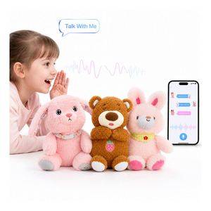 ODM AI Puppy Plush Toy Interactive Voice Response Comfort Pet Electronic Companion Educational Gift for Children - Product Image 1