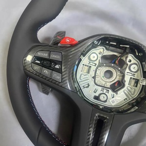 พวงมาลัยสปอร์ตหนังสำหรับ <span class=keywords><strong>BMW</strong></span> G20 G01G80 G82 G30 F80 F82 F87 F12 F86 F33 M2 M3 M4 M6 F85 X5พวงมาลัยรถยนต์ X6 - Product Image 3