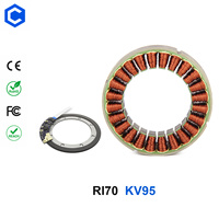 Motor Eksoskeleton Lengan Robot Kolaboratif Cobot Tanpa Bingkai CubeMars RI70 KV95 24V 36V 48V Inrunner Bldc