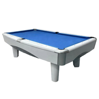 Robuster Billardtisch aus Massivholz mit Gummiboden, klappbar, umweltfreundlich, langlebig, 8ft/9ft, für Zuhause und Club