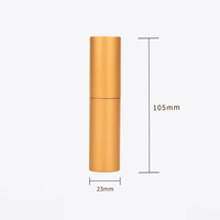 Flacon de parfum en métal personnalisé, flacon de parfum en aluminium pour soins de la peau, 5 ml, 10 ml, 20 ml