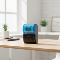 Imprimante thermique portable sans fil de 2 pouces, imprimante thermique de 58 mm, adaptée à l'impression de tickets de stationnement