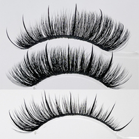 Nouveau style 2025 – Faux cils en vison synthétique, effet naturel, bande complète, ressemblant à des extensions de cils, 15-25 mm