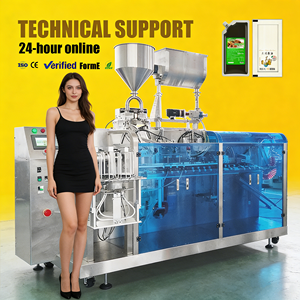 Machine d'emballage Doypack à succès avec poche autoportante et buse d'aspiration pour sauce soja aux États-Unis - Product Image 1