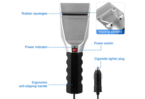 Haute qualité électrique 12V voiture chauffée neige brosse glace pelle <span class=keywords><strong>grattoir</strong></span> pour voiture <span class=keywords><strong>pare</strong></span>-<span class=keywords><strong>brise</strong></span> neige dégivrage pelletage - Product Image 2