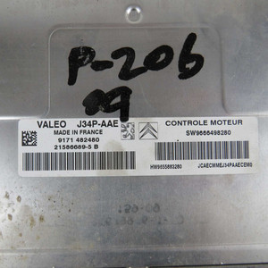 Centralina ECU Usata SW9666498280 per Peugeot 206 Mk2 2003-2009 (50134) - Product Image 3