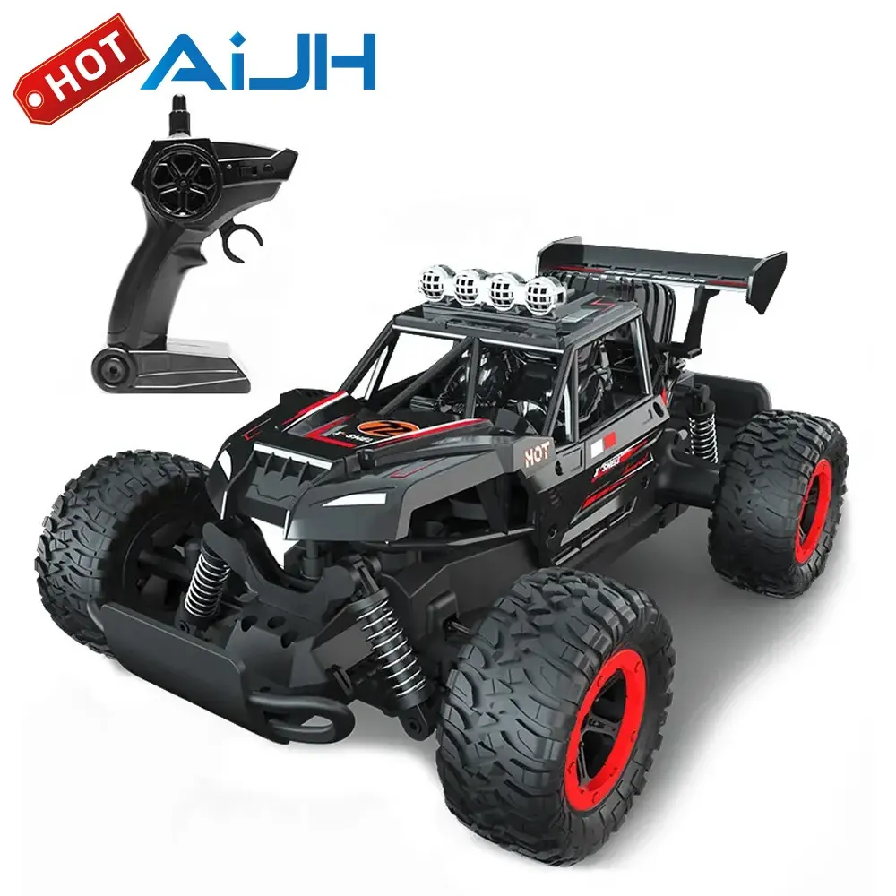 Aijh 4WD 36 km/h tốc độ cao 2.4G RC xe không thấm nước chống sốc leo núi điều khiển từ xa Xe RC diễn viên đóng thế xe đồ chơi