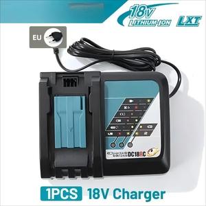 Cargador Rápido Actualizado 5A 6A DC18RD Compatible <span class=keywords><strong>con</strong></span> Batería de Iones de Litio de 18V Compatible <span class=keywords><strong>con</strong></span> BL1830, BL1840, BL1850, BL1860 - Product Image 2
