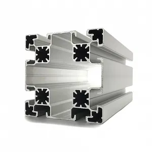 Nuevo diseño T-slot 45x90 Bosch 8mm T slot Perfil de extrusión de aluminio 4590 perfiles industriales pesados con ranuras