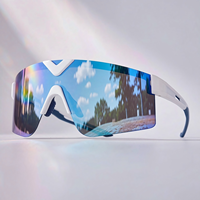 Lunettes de soleil sportives semi-cerclées TR90 personnalisées avec logo OEM/ODM pour le cyclisme et la course à pied, polarisées, miroir, photochromiques, pour le vélo