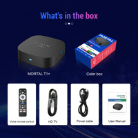 TV Box Inteligente con Android 14.0, Quad Core, Rockchip RK3518, Reproductor Multimedia T1+
