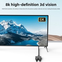 Switch HDMI Berkualitas Tinggi 2 in 1 Out 32 Saluran 8K60Hz/4K120Hz HDMI 2.1 48Gbps HDR