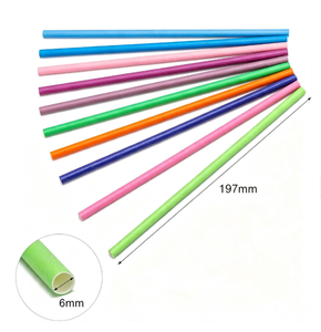 Pailles réutilisables en <span class=keywords><strong>acier</strong></span> inoxydable brossé de 6 mm, écologiques, accessoires de bar pour fêtes et mariages avec logo personnalisé - Product Image 4