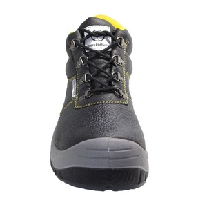 Construction en ciment Chaussures de sécurité certifiées légères les moins chères pour le chantier confortables noires pour hommes Vente en gros - Product Image 6