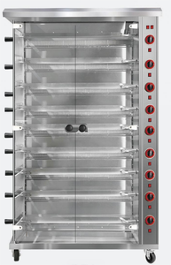 Nouvelle rôtissoire rotative à <span class=keywords><strong>gaz</strong></span> électrique commerciale en acier inoxydable pour restaurants magasins d'alimentation centres commerciaux pour magasins de poulet rôti - Product Image 2