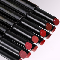 Rouge à lèvres personnalisé avec logo, formule crémeuse pour des lèvres douces et pulpeuses, crème à la vitamine E, couleur pressée, rouge à lèvres haute brillance