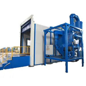 Large Casting and Forging Surface Treatment Q26 sand blasting booths Cabinet Sandblasting Room